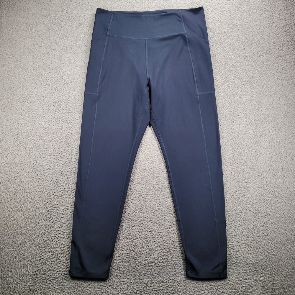 GIRLFRIEND‎ COLLECTIVE Size 4XL Blue High Rise Legging w/ Pockets